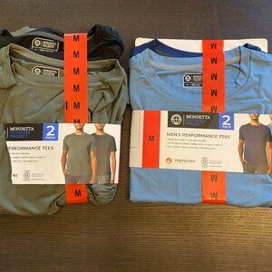 Mens Mondetta Performance Tees Bundle (4) - Size Medium NWT